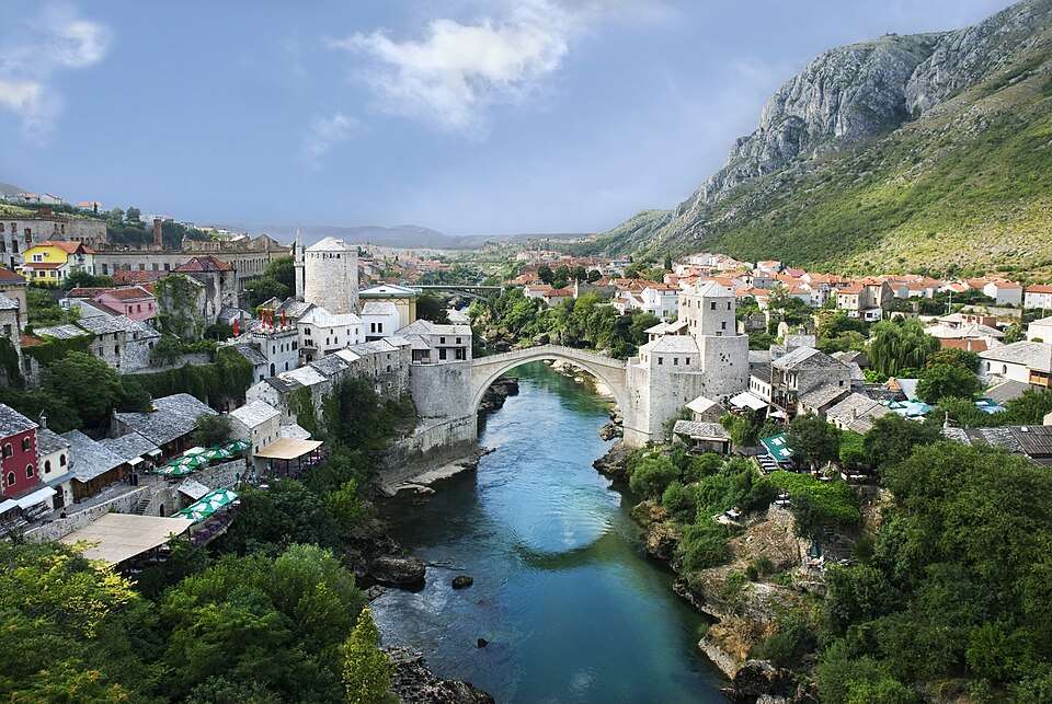The Stari Most over the Neretva, Mostar
